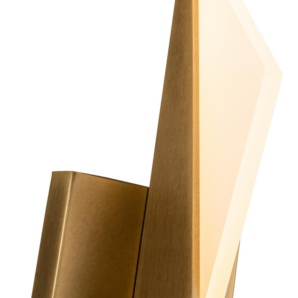 Kuzco Tachi WS64215-VB Wall Sconce, UL Damp Rated, Vintage Brass