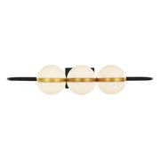 ALORA Lighting Tagliato WV302003MBBG Wall/Vanity Lights, LED, Matte Black/Brushed Gold