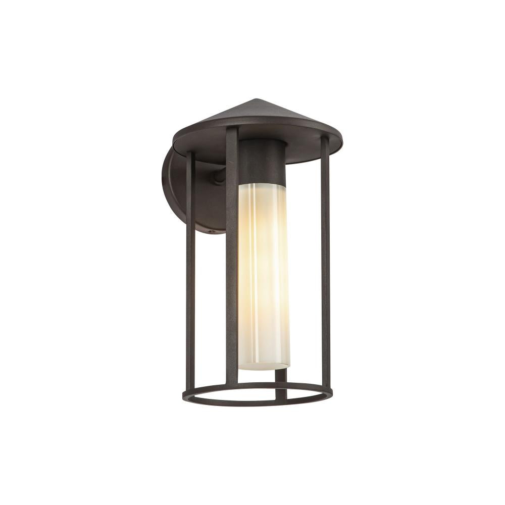 ALORA MOOD Lighting EW526312BZGO Exterior Wall, 1 Light, Bronze/Glossy Opal Glass