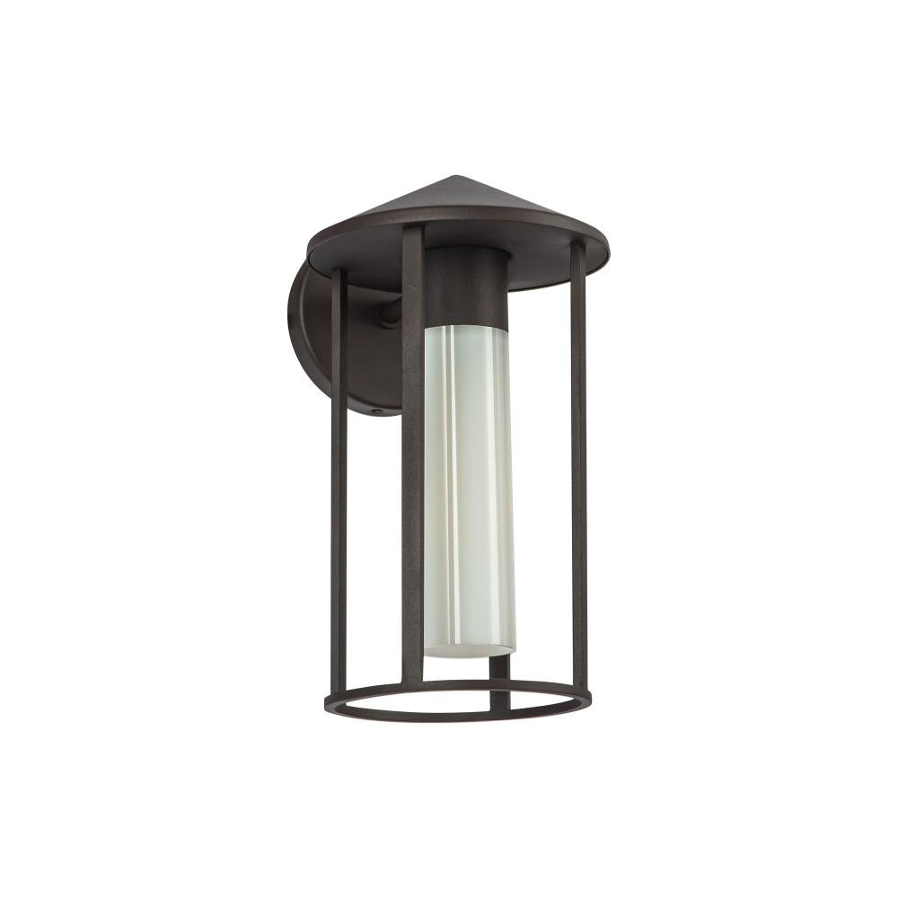 ALORA MOOD Lighting EW526312BZGO Exterior Wall, 1 Light, Bronze/Glossy Opal Glass