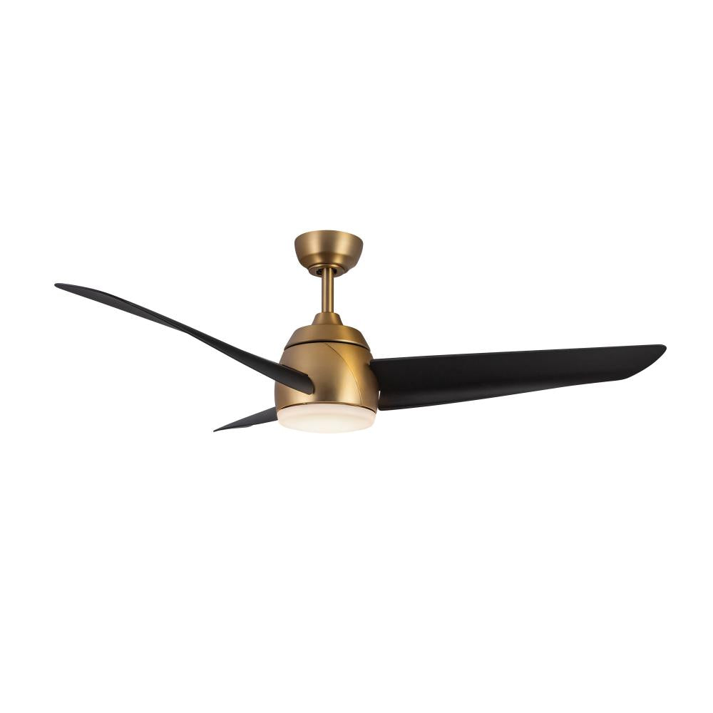 Kuzco Lighting CF91954-BG/MB Ceiling Fan, LED, Brushed Gold/Matte Black