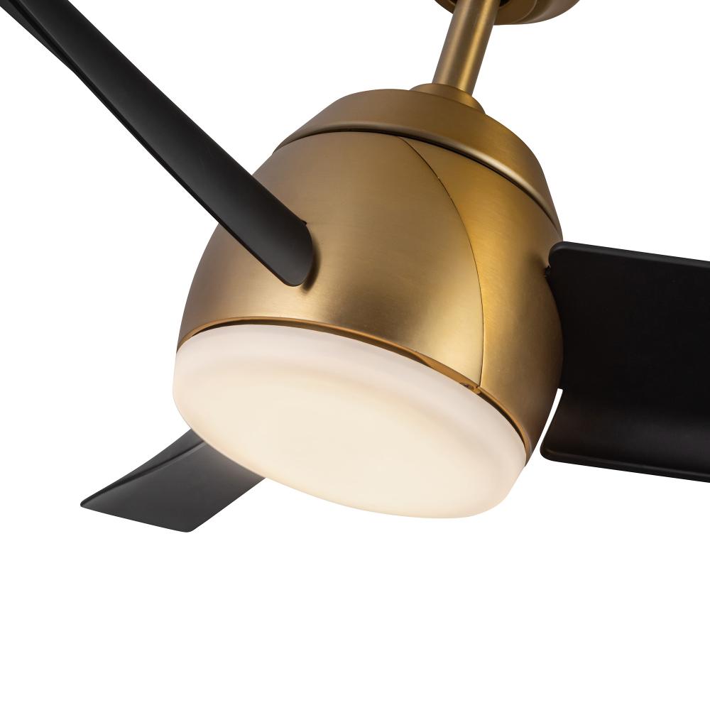 Kuzco Lighting CF91954-BG/MB Ceiling Fan, LED, Brushed Gold/Matte Black