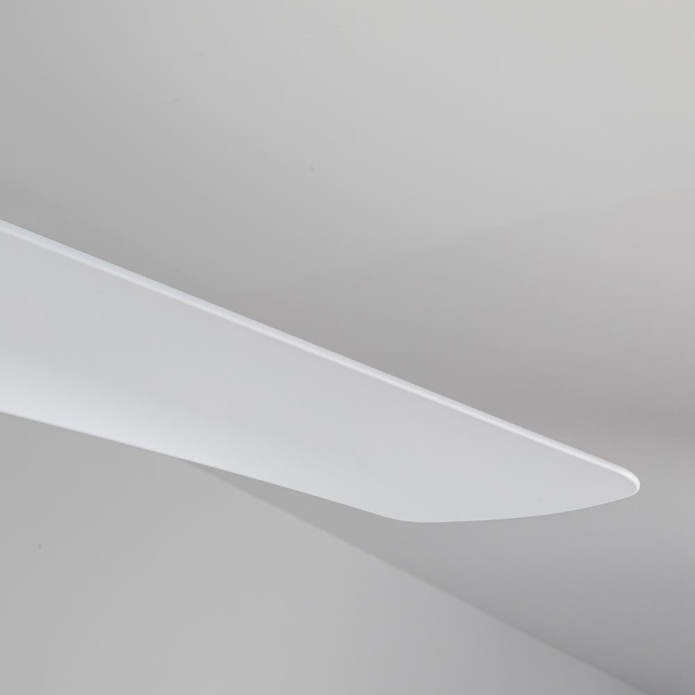 Kuzco Lighting CF91954-BG/WH Thalia LED Ceiling Fan, 54-in, Brushed Gold/Matte White
