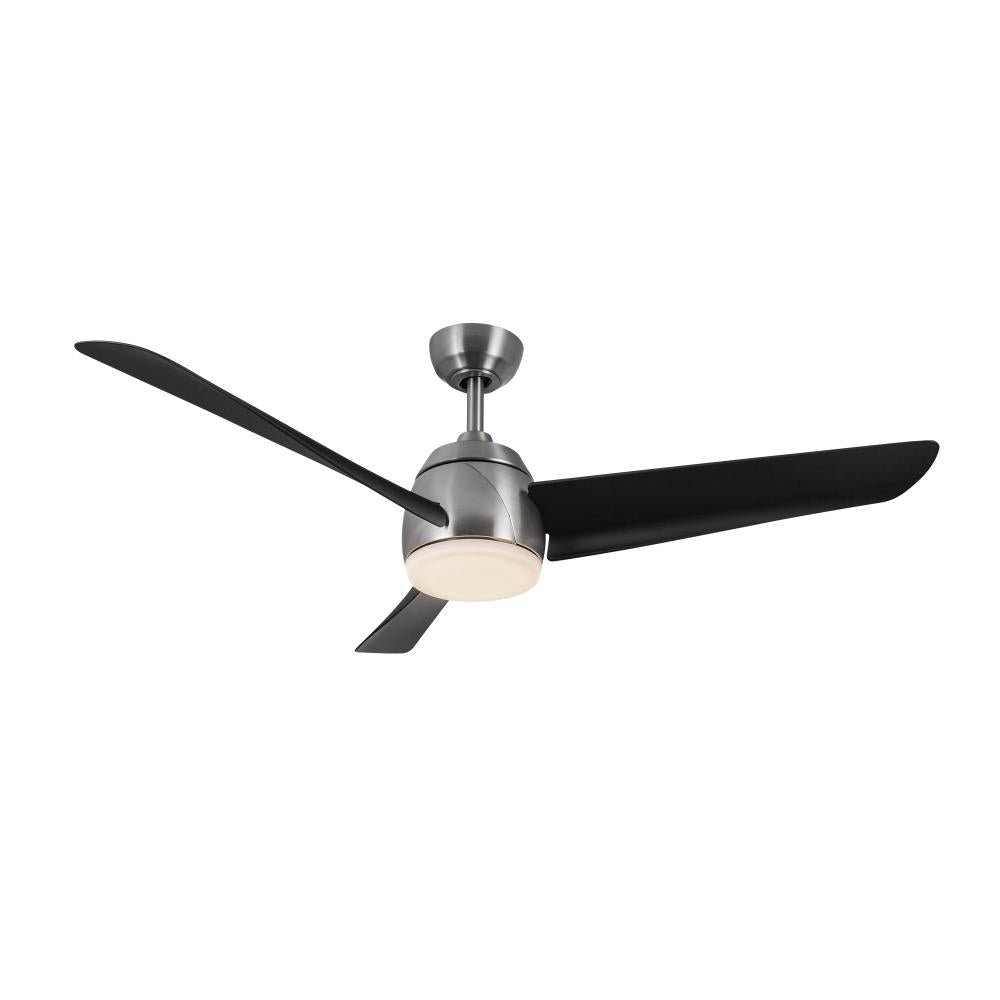 Kuzco Lighting CF91954-BN/MB Ceiling Fan, UL Listed, Brushed Nickel/Matte Black