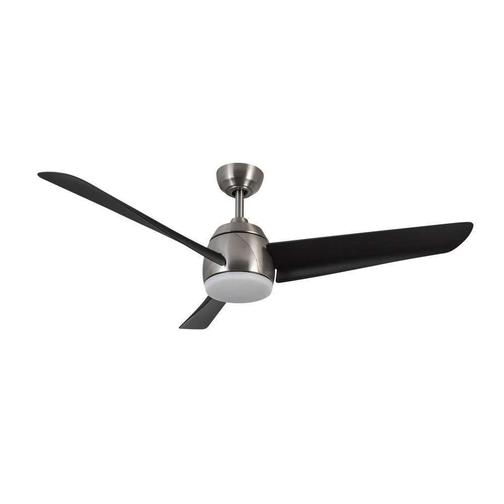 Kuzco Lighting CF91954-BN/MB Ceiling Fan, UL Listed, Brushed Nickel/Matte Black