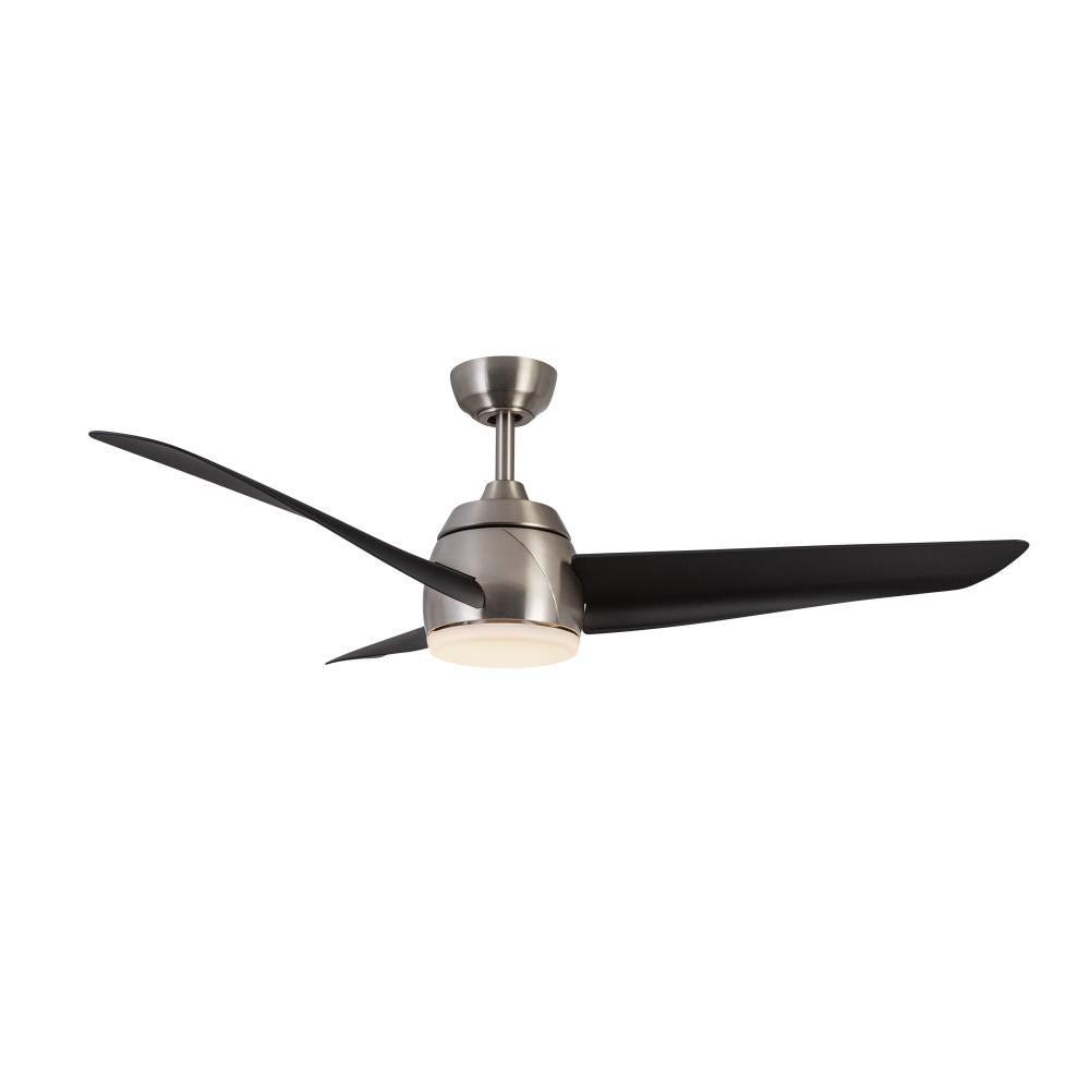 Kuzco Lighting CF91954-BN/MB Ceiling Fan, UL Listed, Brushed Nickel/Matte Black
