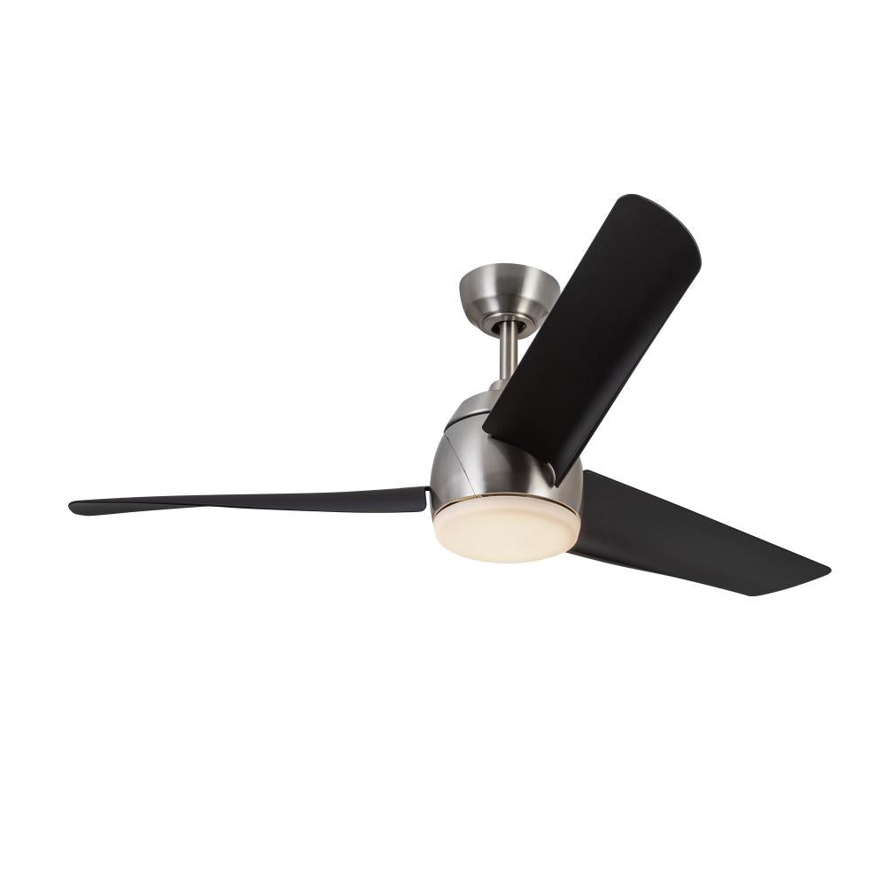 Kuzco Lighting CF91954-BN/MB Ceiling Fan, UL Listed, Brushed Nickel/Matte Black