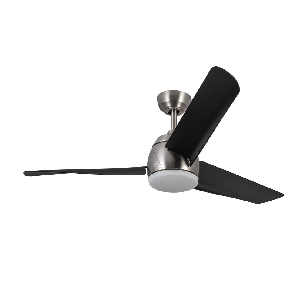 Kuzco Lighting CF91954-BN/MB Ceiling Fan, UL Listed, Brushed Nickel/Matte Black
