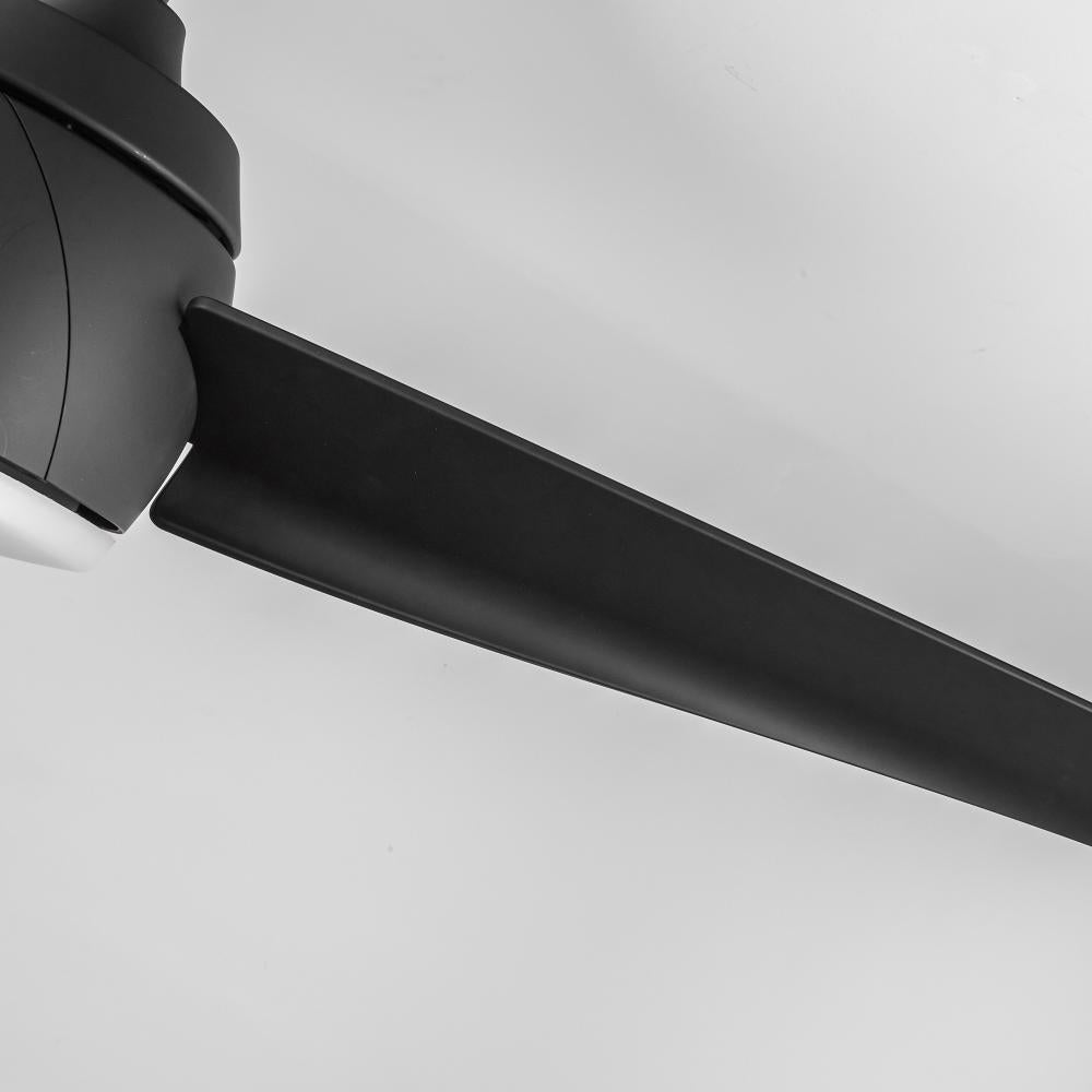 Kuzco Lighting CF91954-MB Thalia 54-in Ceiling Fan, LED, Matte Black