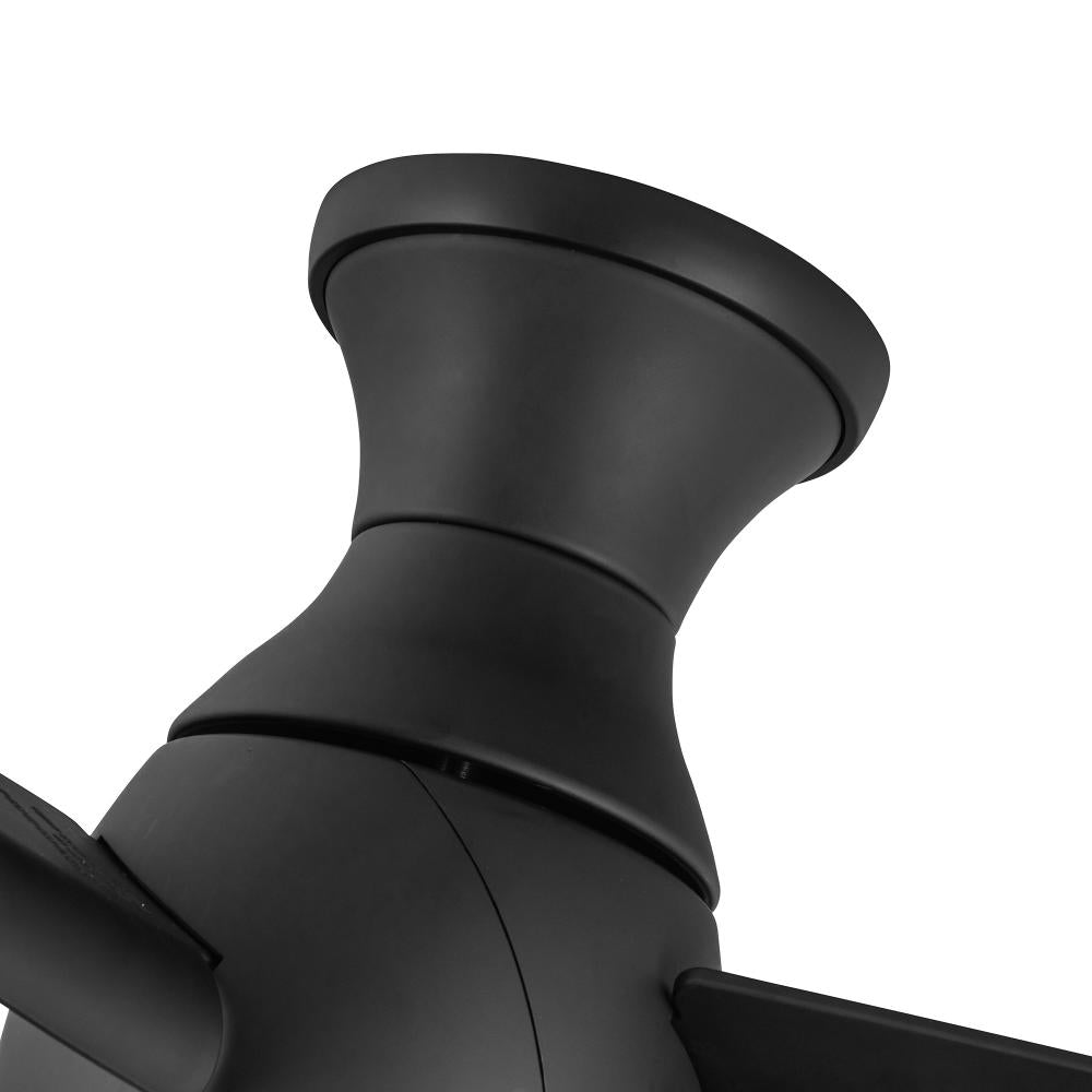 Kuzco Thalia HF91954-MB Hugger Fan, 54-in Matte Black, LED