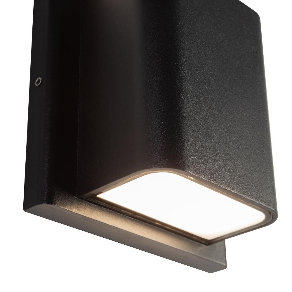 Kuzco Lighting AT48403-BK-UNV-3CCT Wall Light Fixture, UL Damp Rated, Black
