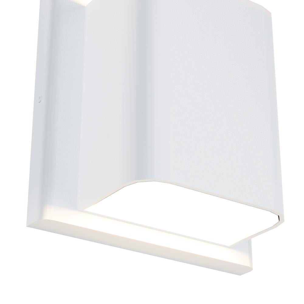 Kuzco Lighting AT48403-WH-UNV-3CCT Wall Light Fixture, UL Damp Rated, White