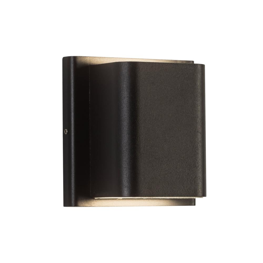 Kuzco AT48426-BK-UNV-3CCT All-terior Wall Light Fixture, 12W Watt, Black