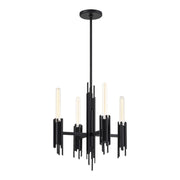 ALORA Lighting CH335019MB Chandeliers, 19-in, 4 Lights, Matte Black
