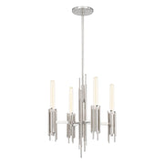ALORA Lighting CH335019PN Chandeliers, 19-in, 4 Lights, Modern Style, Polished Nickel