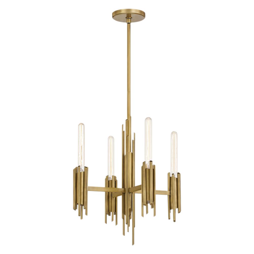 ALORA Lighting CH335019VB Chandeliers, Vintage Brass