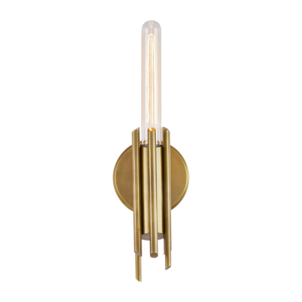 ALORA Lighting Torres WV335409VB Wall/Vanity Light Fixture, Vintage Brass