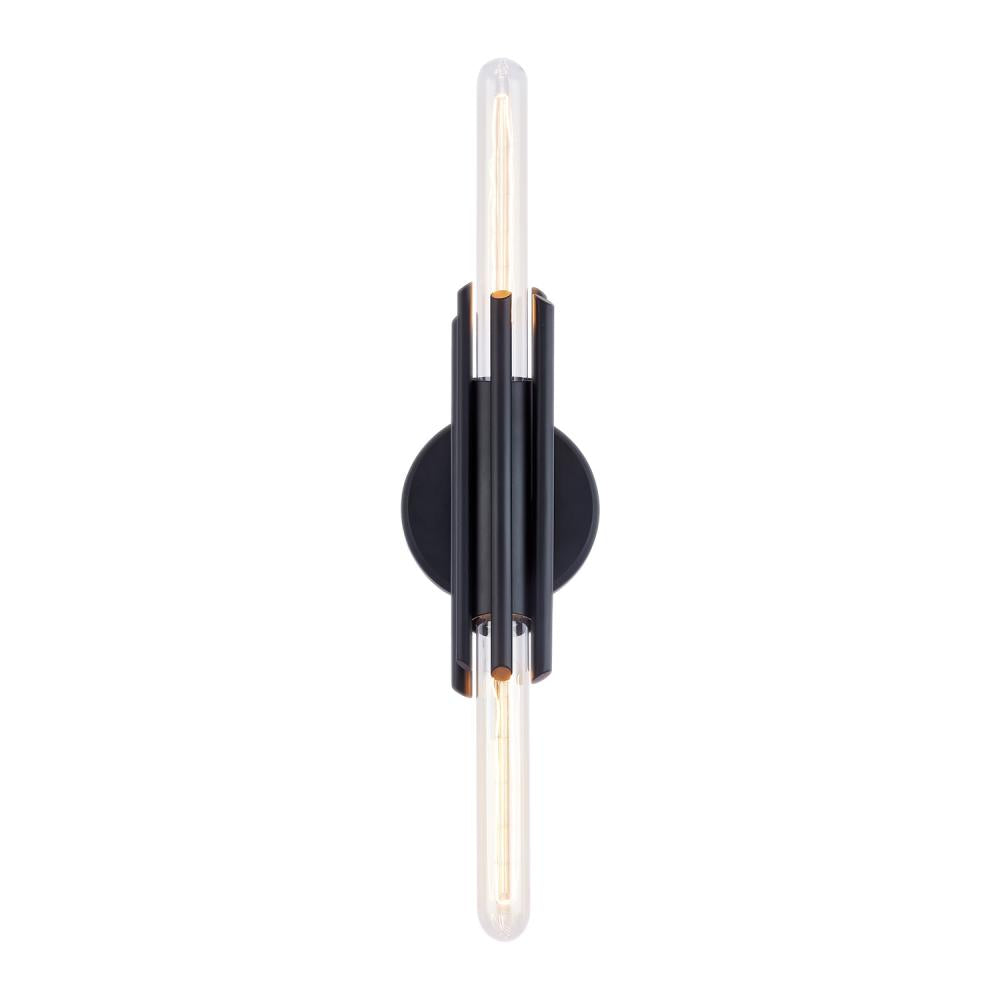 Alora Lighting Torres WV335811MB Wall/Vanity Light Fixture, UL Damp Rated, Matte Black