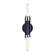 Alora Lighting Torres WV335811MB Wall/Vanity Light Fixture, UL Damp Rated, Matte Black