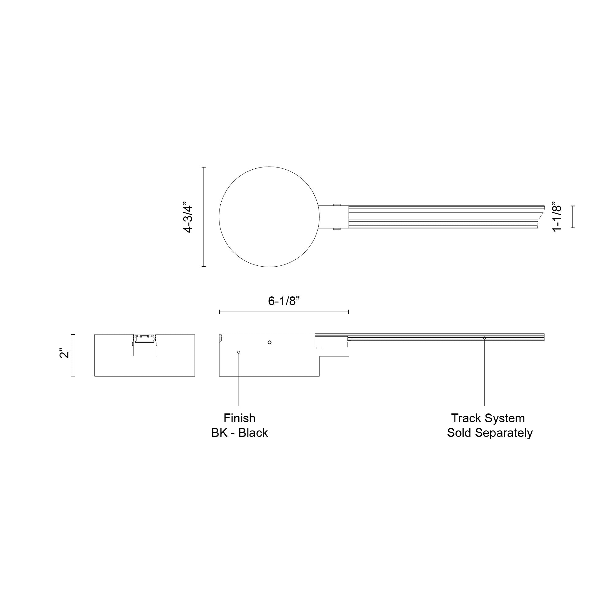 KUZCO Lighting . Trilo Track 4-in White Trilo Track Canopy and Driver CoverTrilo Track Canopy and Driver Cover, White