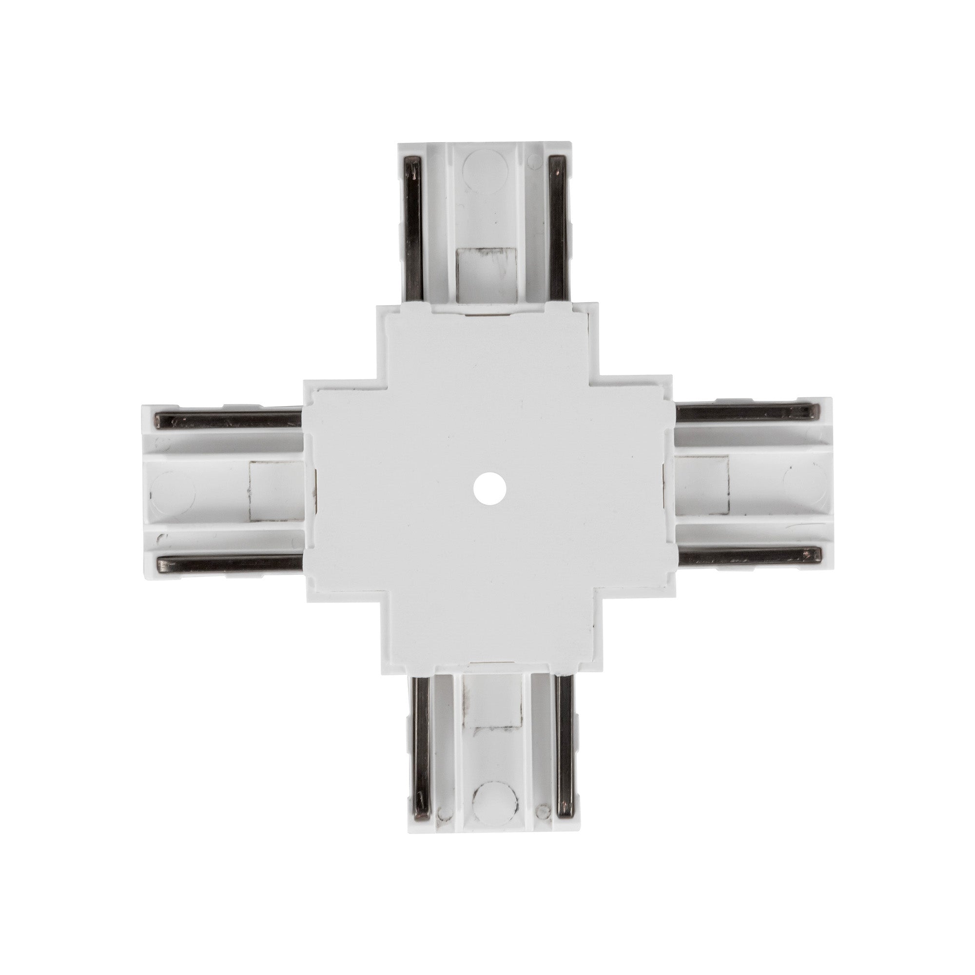 KUZCO Lighting . Trilo Track X-Connector White Trilo Track ConnectorTrilo Track Connector, White