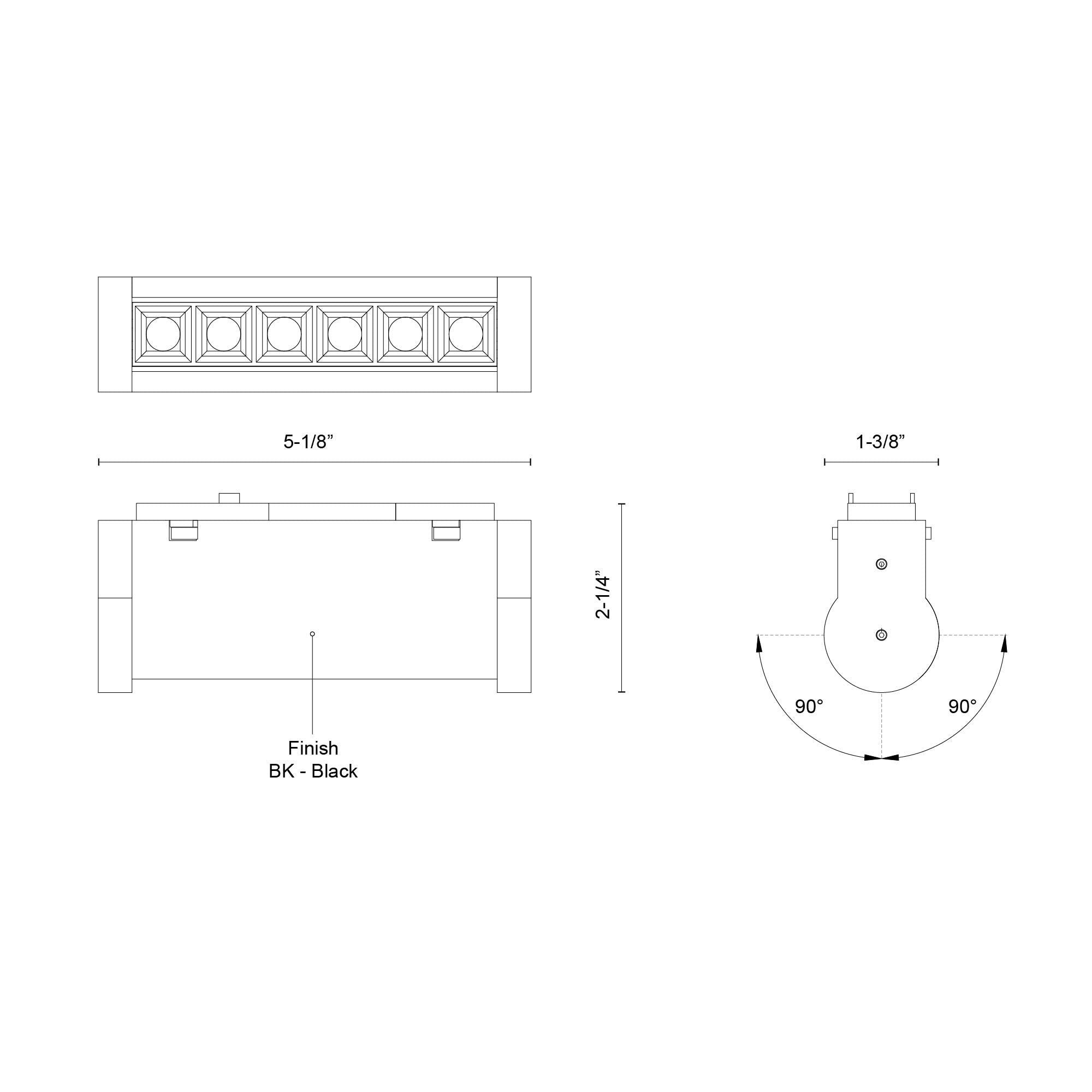 Kuzco TRS69305-WH-4K Trilo Track Directional Light Fixture, 6W, White