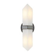 ALORA Lighting Valencia WV334215UBAR Wall/Vanity Light Fixture, UL Damp Rated, Urban Bronze/Alabaster