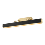 ALORA Lighting Valise PL307931VBTL Wall/Picture Light, LED, Vintage Brass/Tuxedo Leather