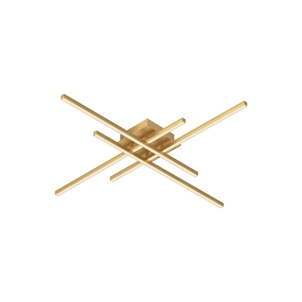 Kuzco Vega Minor FM18232-BG Flush Mount, LED, Brushed Gold