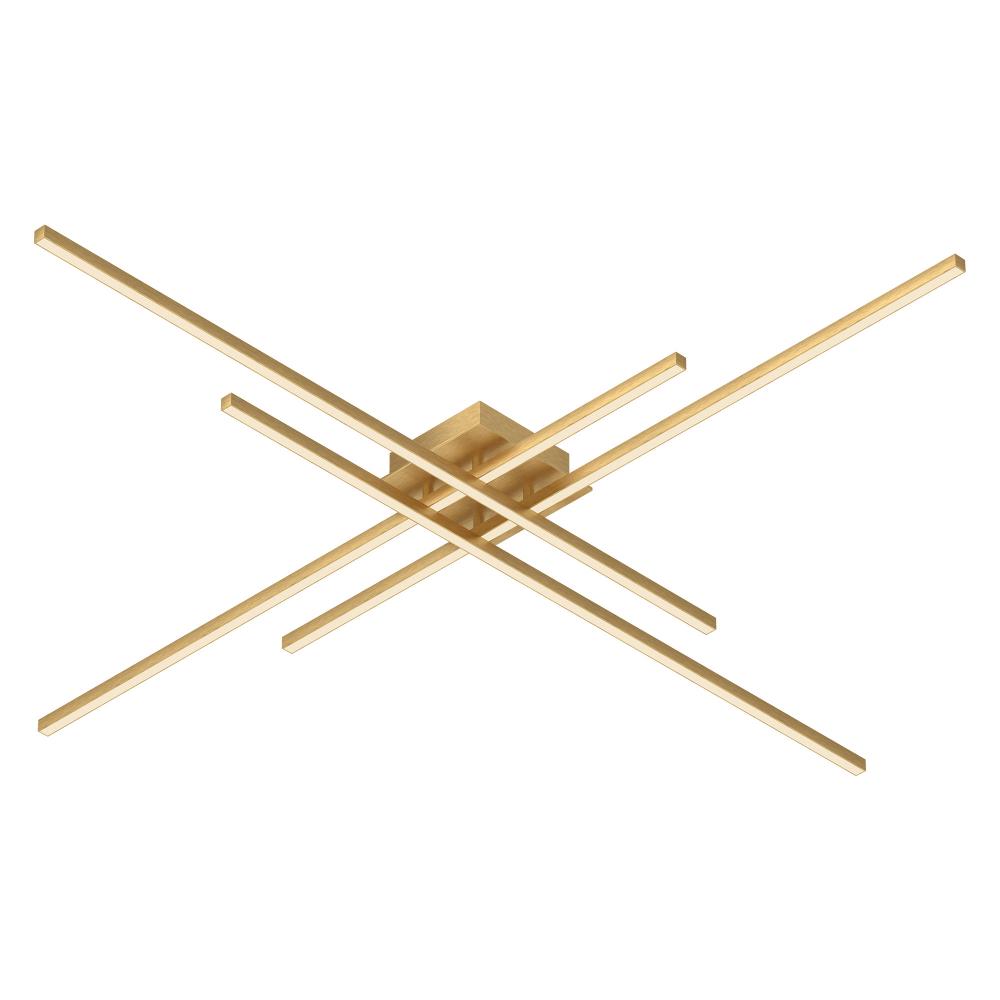 Kuzco Vega Minor FM18247-BG Flush Mount, UL Damp Rated, Brushed Gold