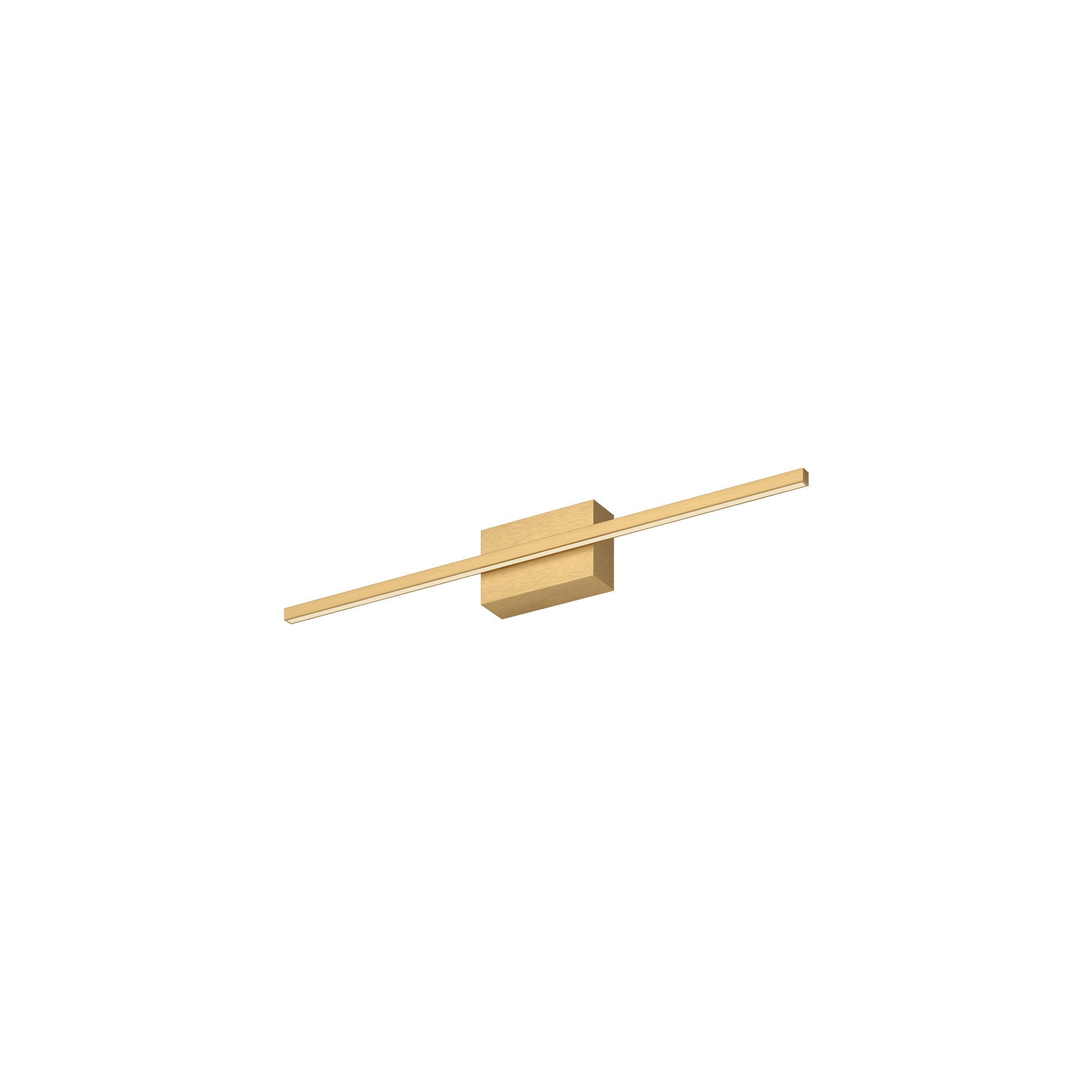 Kuzco Vega Minor VL18224-BG-UNV Vanity Light Fixture, UL Damp Rated, Brushed Gold