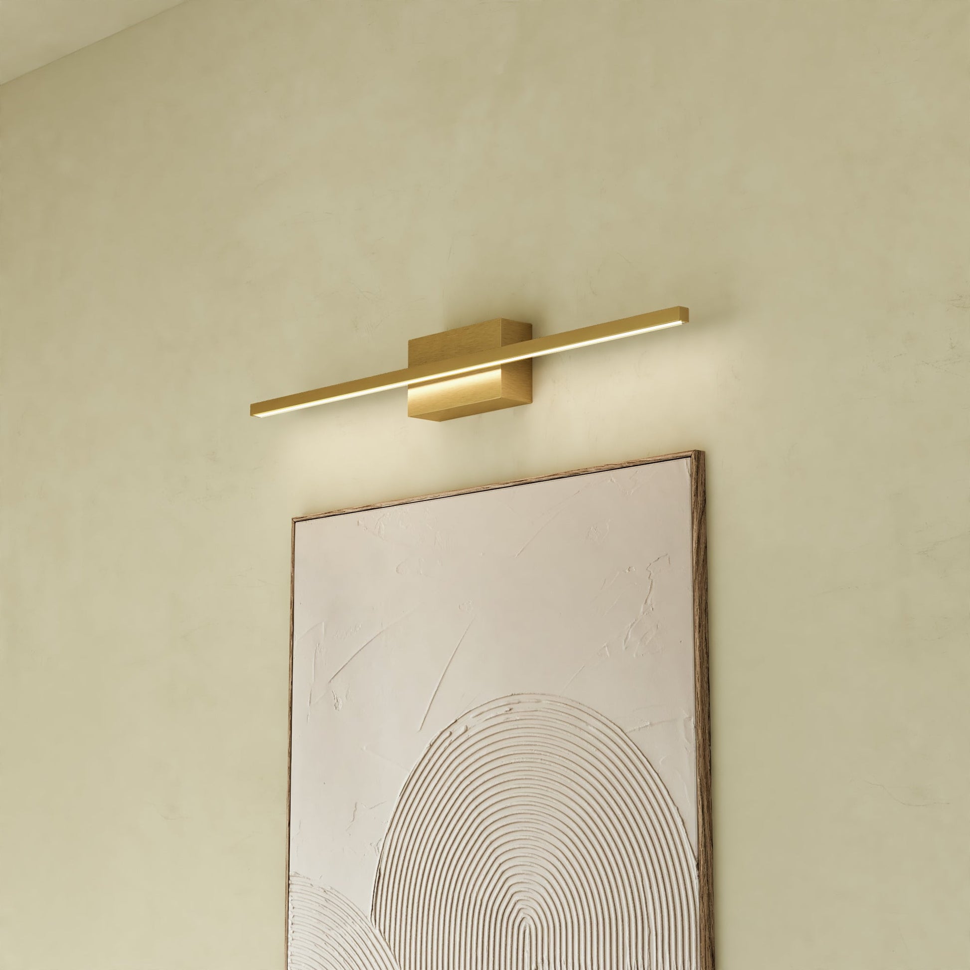 Kuzco Vega Minor VL18224-BG-UNV Vanity Light Fixture, UL Damp Rated, Brushed Gold