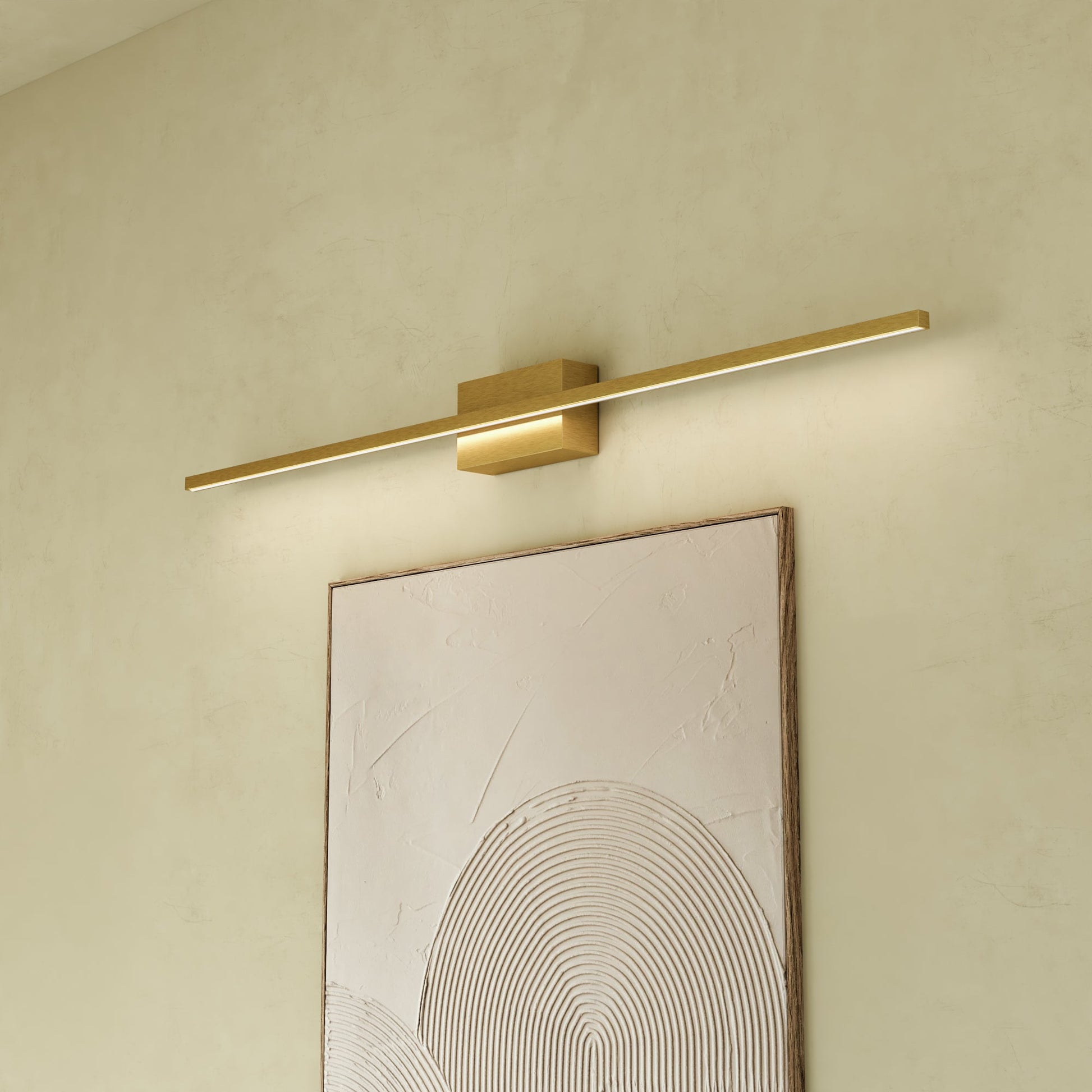 Kuzco Vega Minor VL18236-BG-UNV Vanity Light Fixture, UL Damp Rated, Brushed Gold
