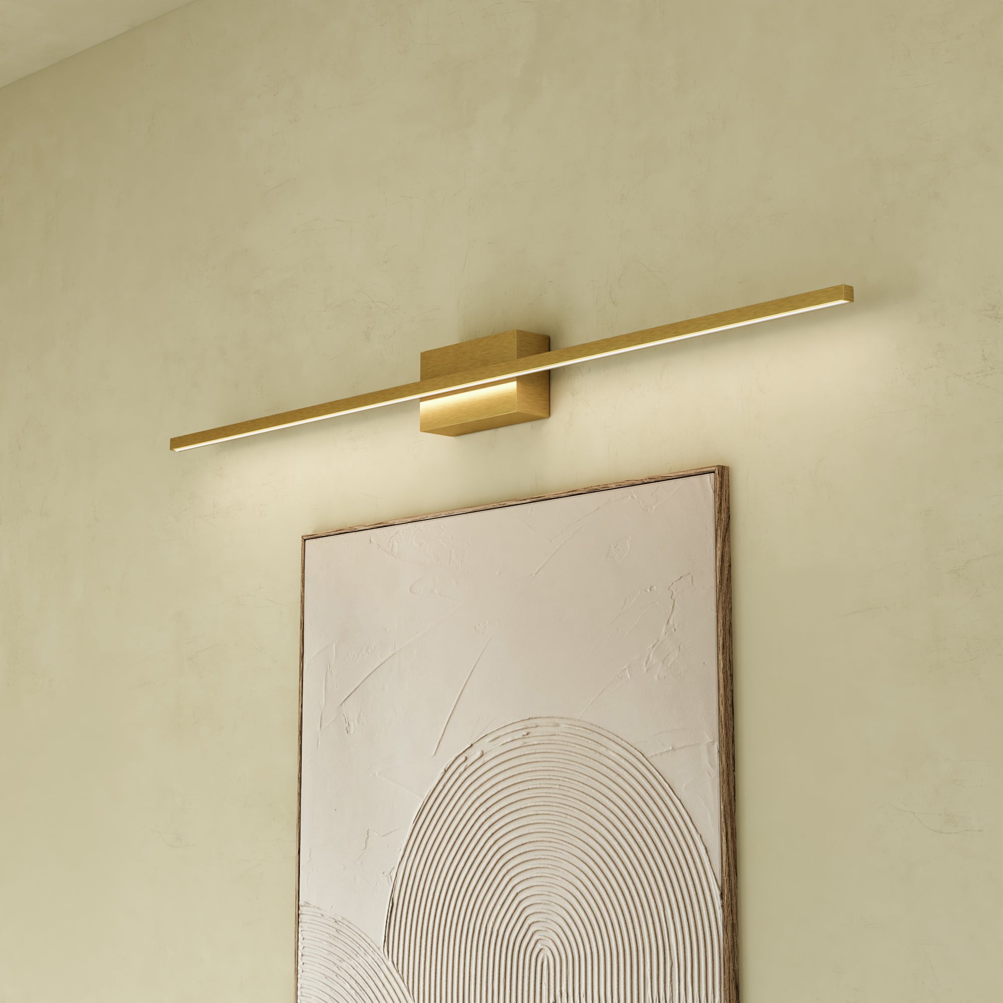 Kuzco Vega Minor VL18236-BG-UNV Vanity Light Fixture, UL Damp Rated, Brushed Gold