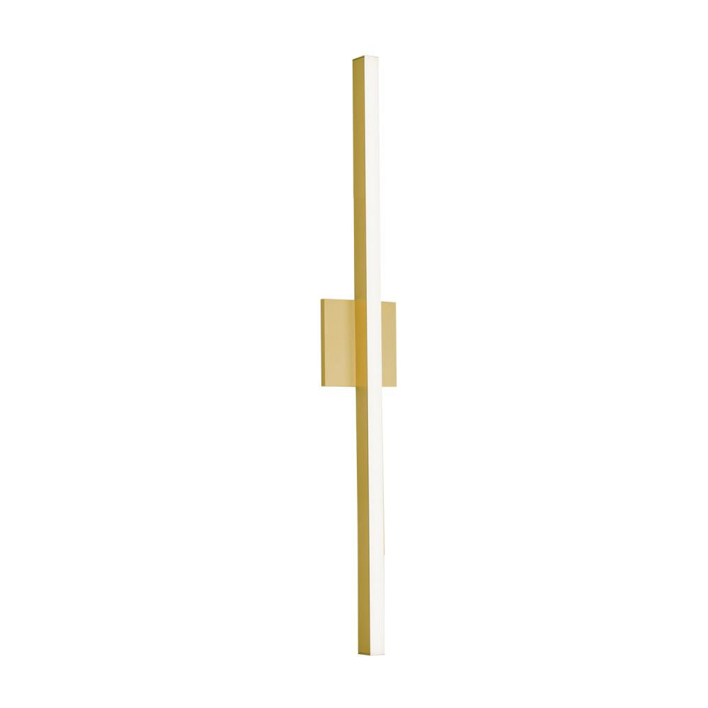 Kuzco Vega WS10336-BG Wall Sconce, UL Damp Rated, Brushed Gold