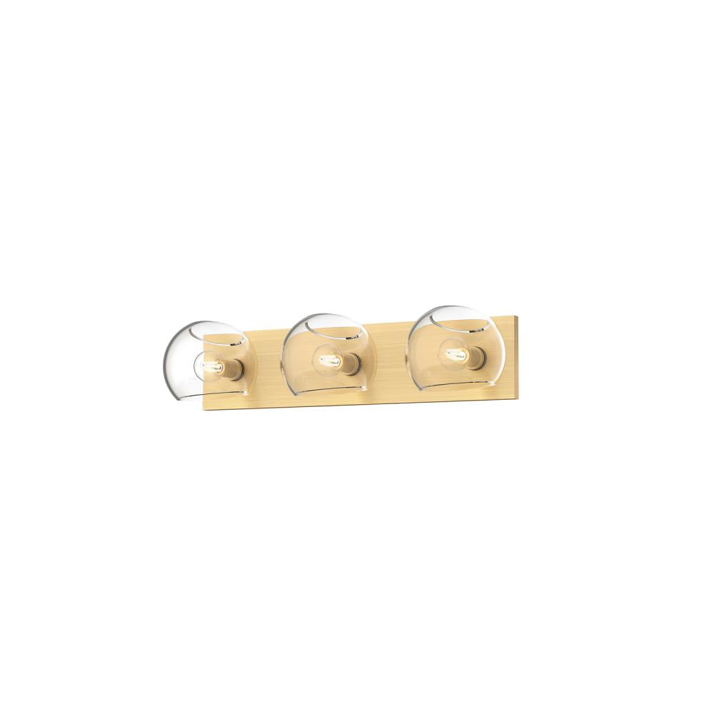Alora Mood VL548322 Vanity Light Fixture, UL Damp Rated, Brushed Gold