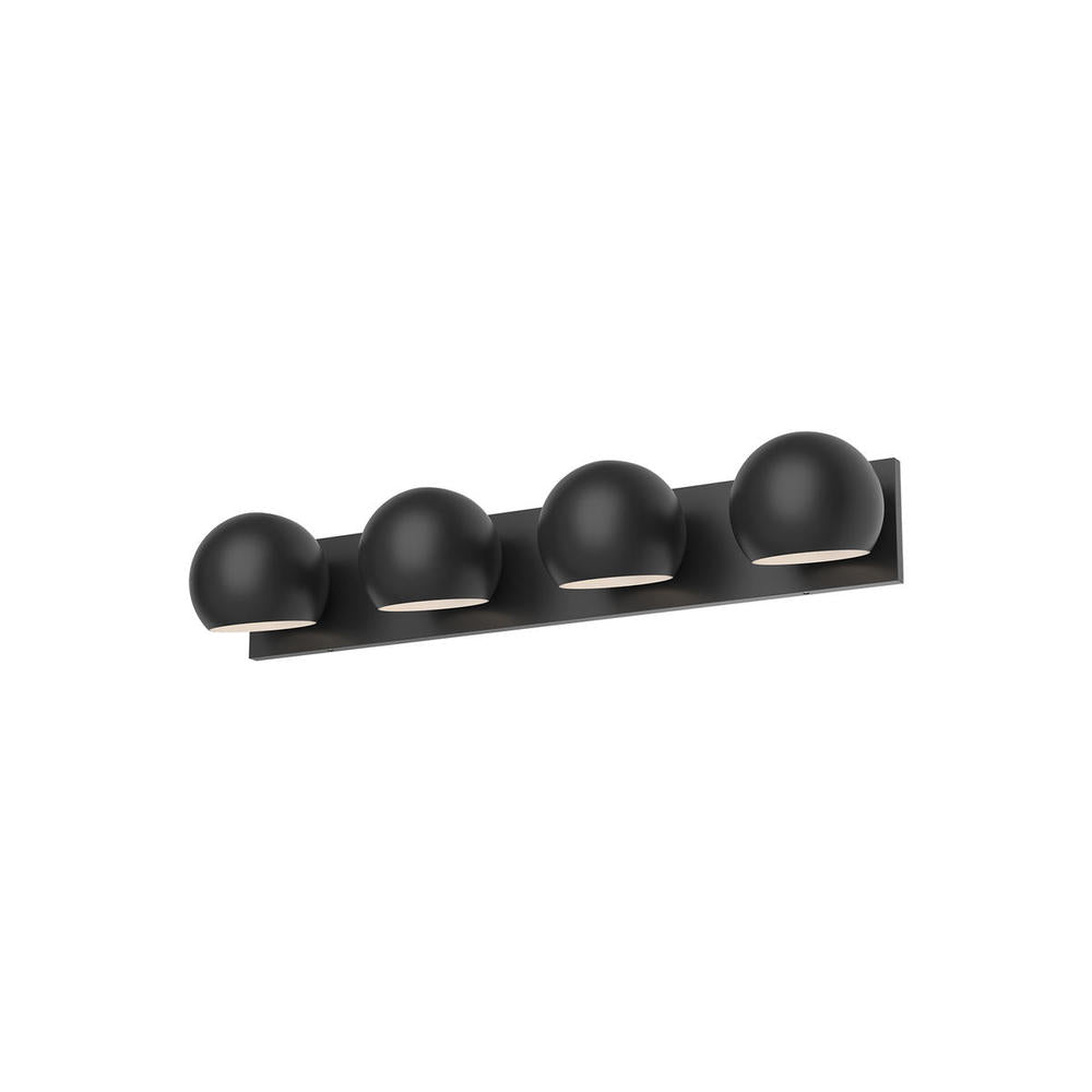 ALORA MOOD Lighting VL648431MB Vanity Light Fixture, UL Damp Rated, Matte Black