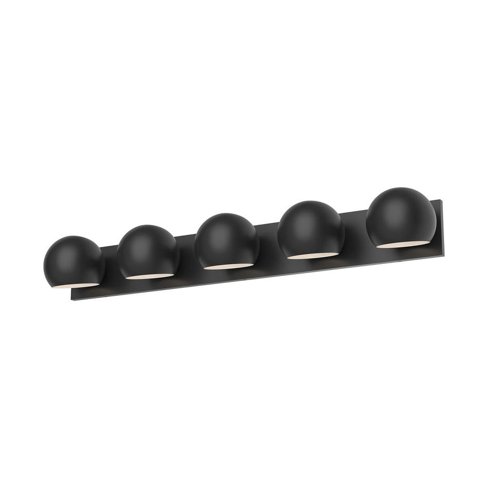 ALORA MOOD Lighting VL648540MB Vanity Light Fixture, UL Damp Rated, Matte Black