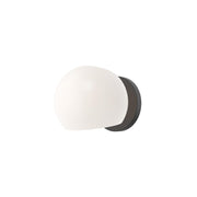 ALORA MOOD Lighting WV548006MBOP Wall/Vanity Light Fixture, UL Damp Rated, Matte Black/Opal Matte Glass