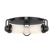 ALORA Lighting FM355317UBGO Flush Mount, Urban Bronze/Glossy Opal