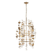 ALORA Lighting CH340041PB Yukari 41-in Chandelier, UL Listed, Polished Brass