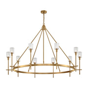 Alora Lighting SALITA CH314310VBRC Chandelier Traditional - Brass