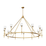 Alora Lighting SALITA CH314312VBCC Chandelier Traditional - Brass