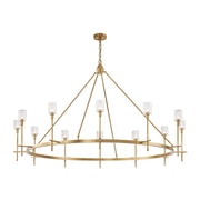 Alora Lighting SALITA CH314312VBRC Chandelier Traditional - Brass