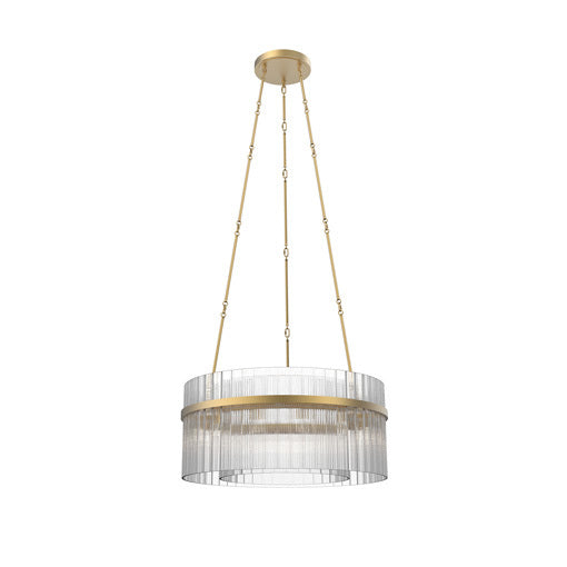 Alora Lighting CARLISLE CH314812VB Chandelier Traditional - Brass