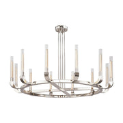 Alora Lighting FLUTE CH316012PNCR Chandelier Traditional - Nickel