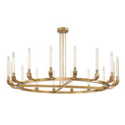 Alora Lighting FLUTE CH316016VBCR Chandelier Traditional - Brass