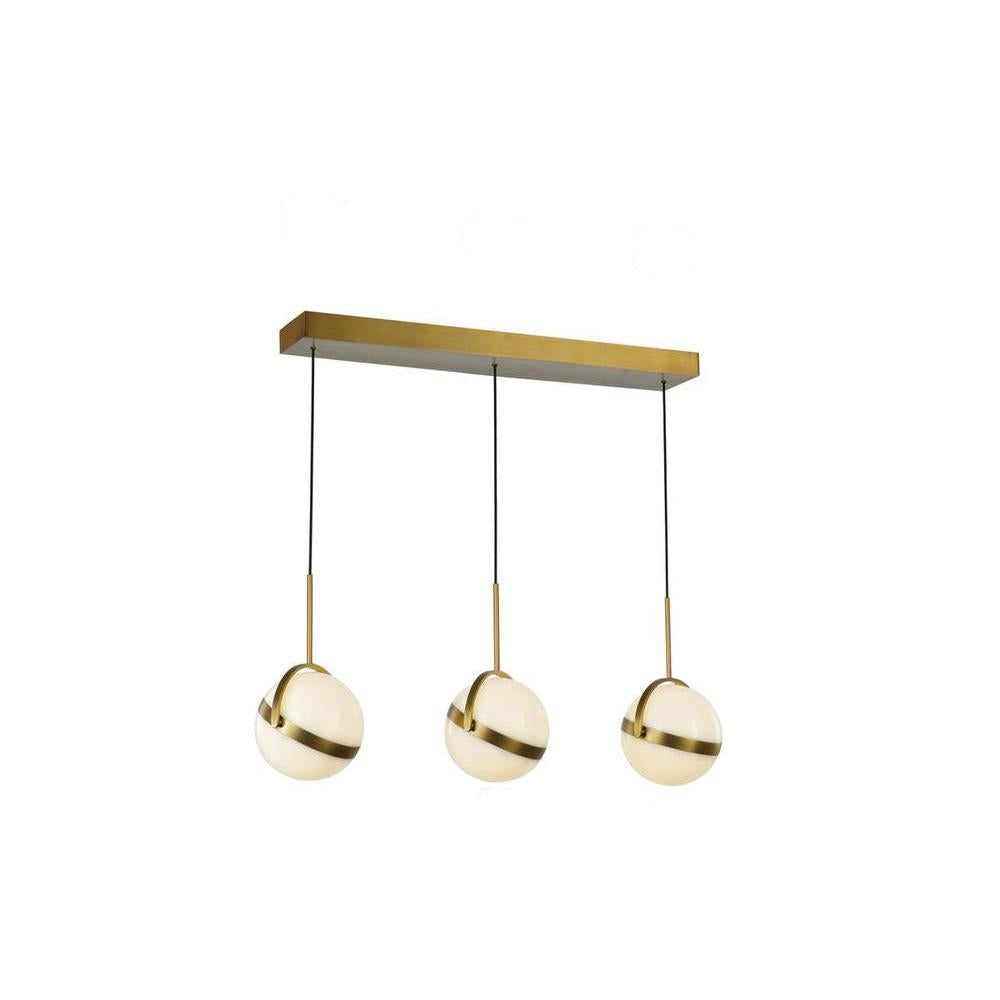 Alora Lighting GLOBO LP301003SG Island Contemporary - Satin Gold