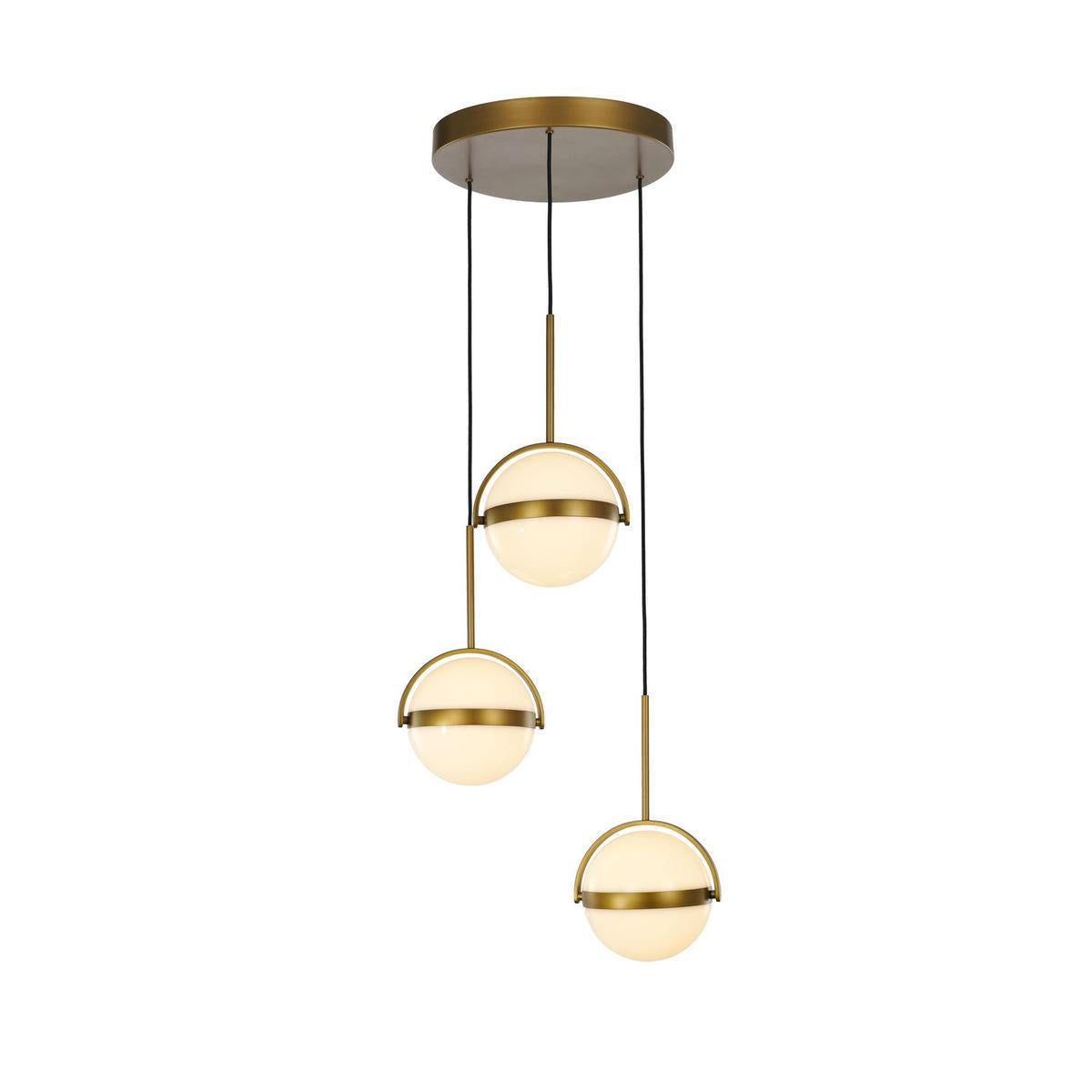 Alora Lighting GLOBO MP301003SG Pendant Contemporary - Satin Gold