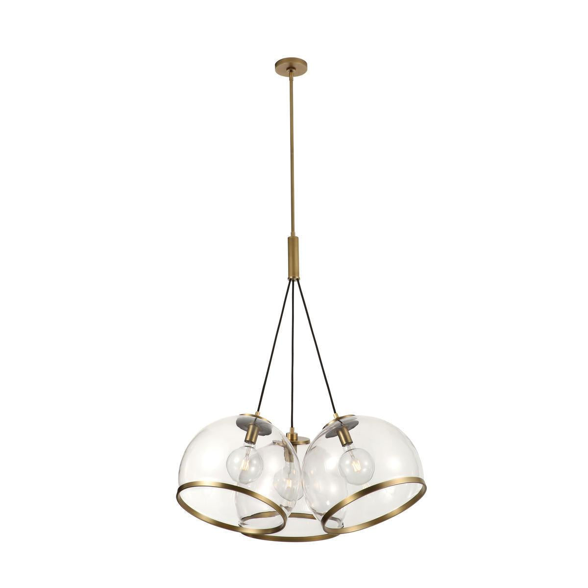 Alora Lighting COAST PD304003VBCG Pendant Transitional - Brass